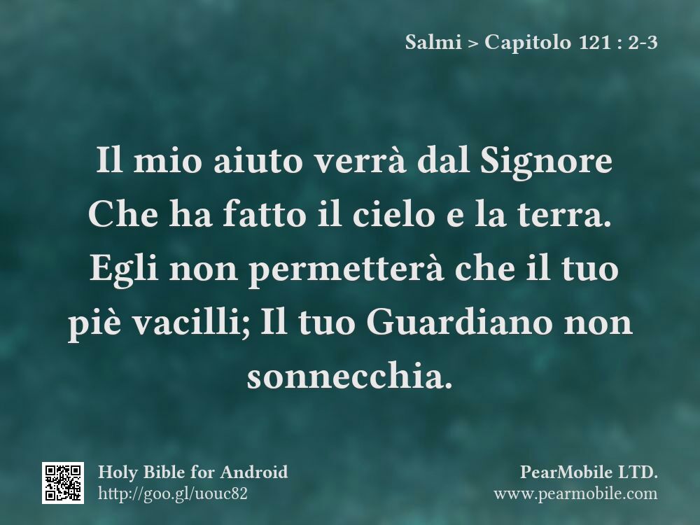 Salmi, Capitolo 121:2-3